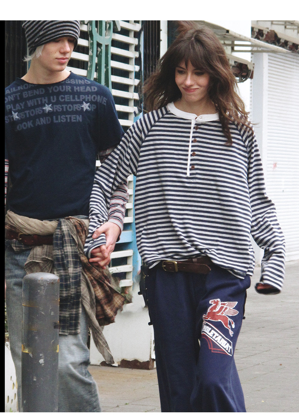 Striped Long Sleeve Millennial T-Shirt