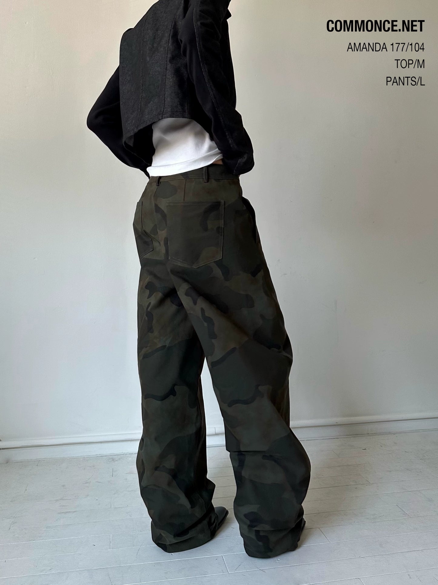Camouflage Printed Scimitar Pants