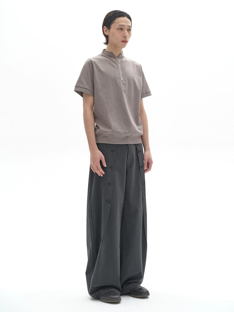 Zip Polo Shirt