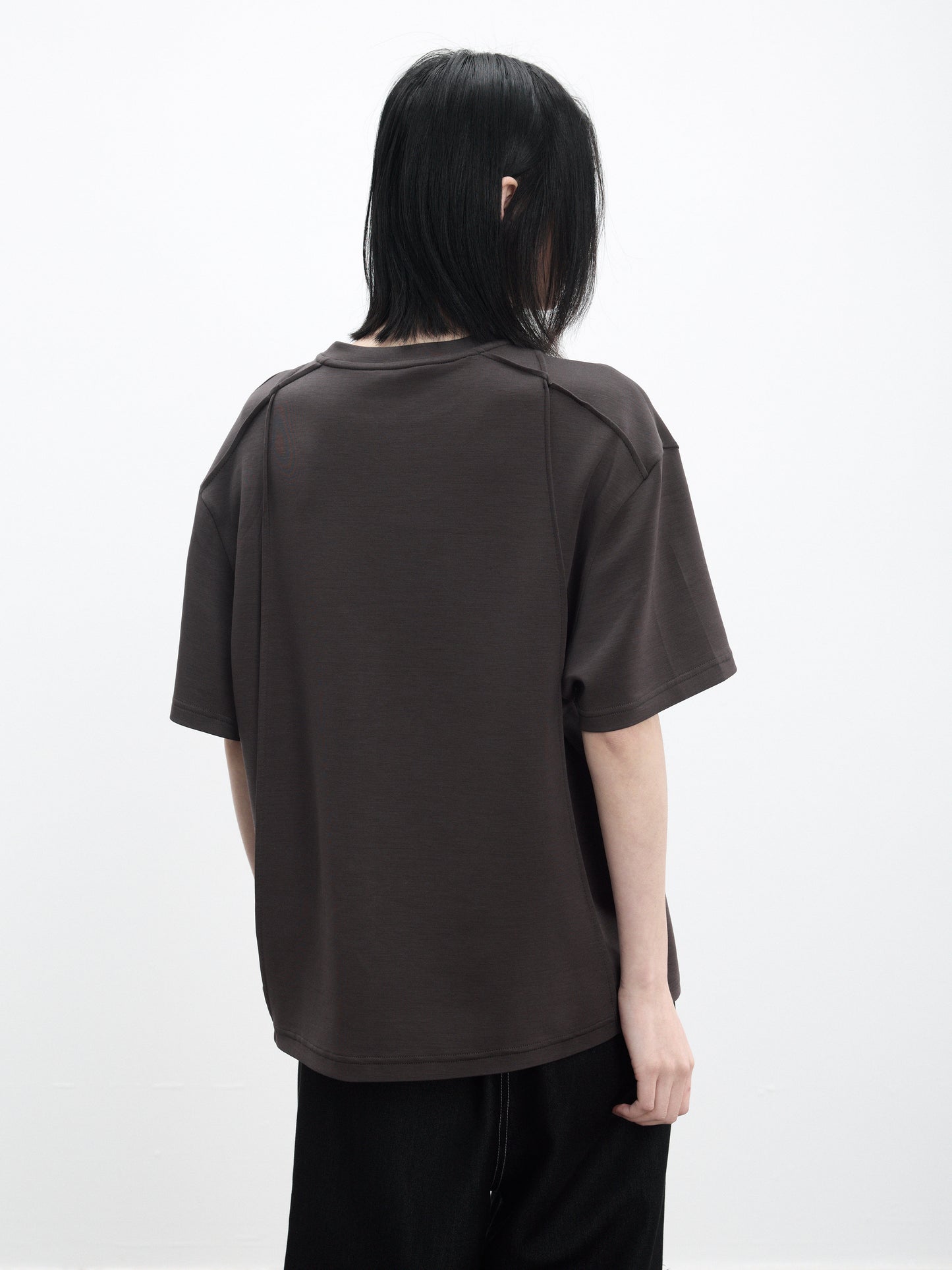 Structure division short sleeve t-shirt