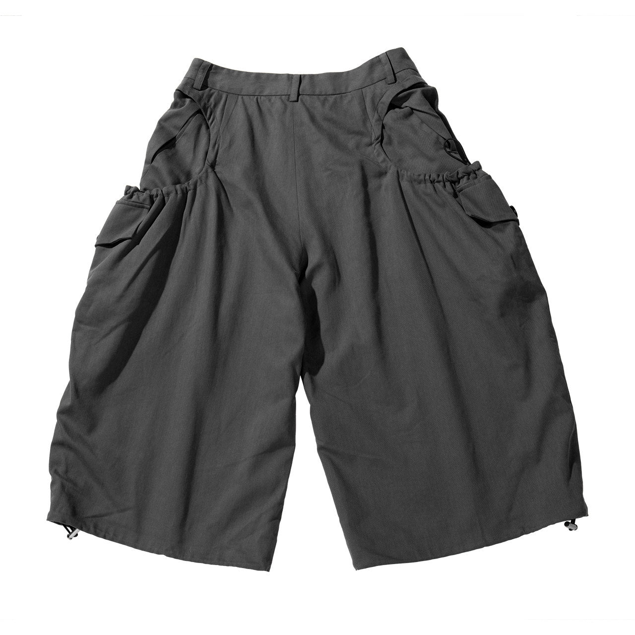 Contraction Drawstring Pocket Capri Pants
