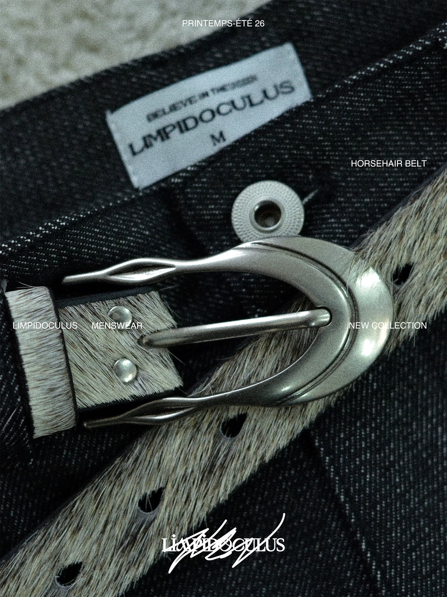 LIMPIDOCULUS Real Horsehair Belt