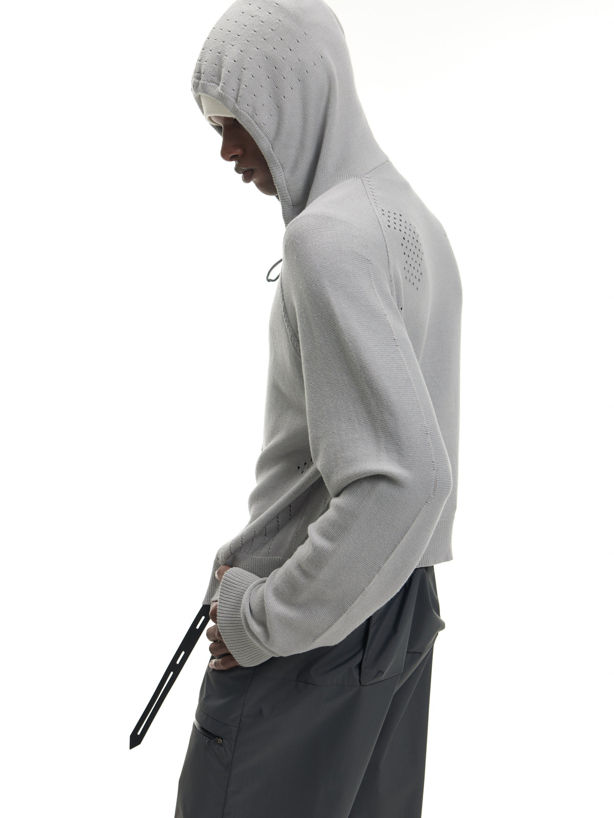 Respire Hollow Cutout Hoodie