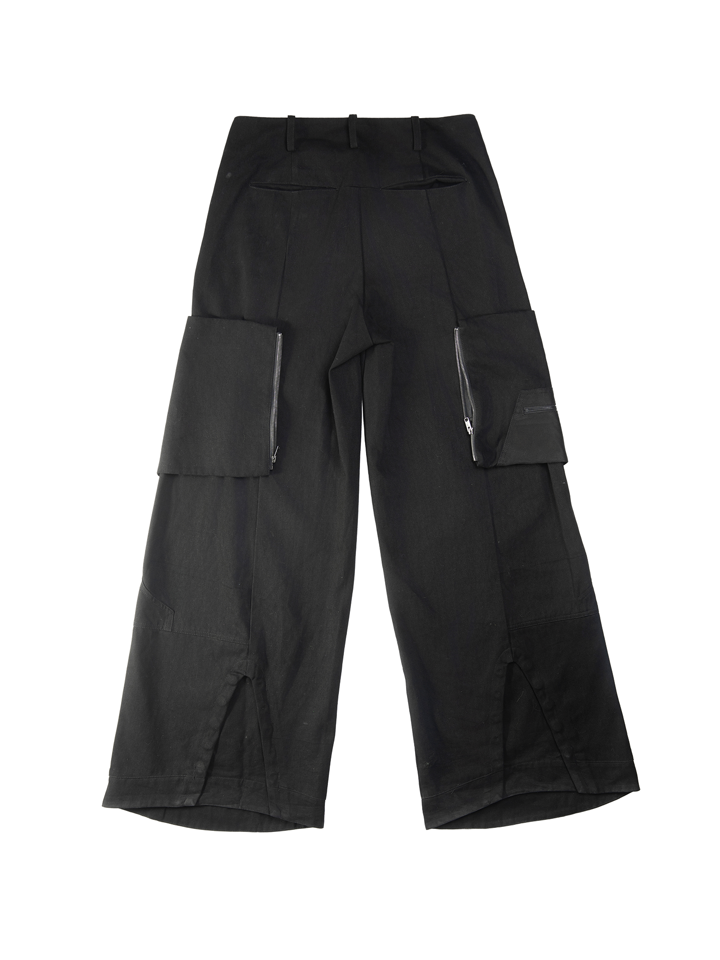 [Lunar Rider] multi-pocket patchwork wide-leg pants