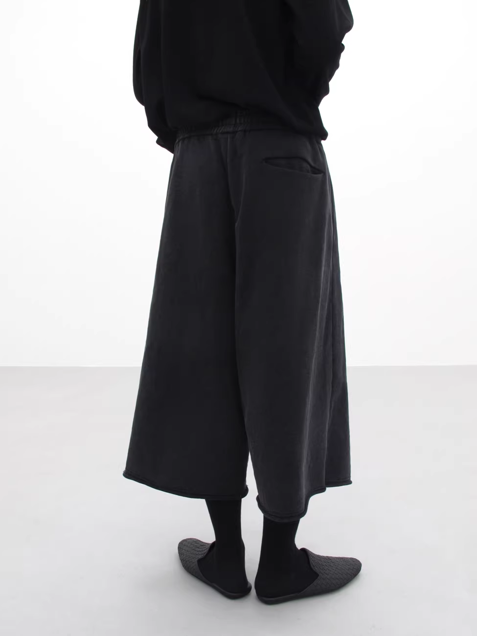 Rolled Edge Sweat Shorts