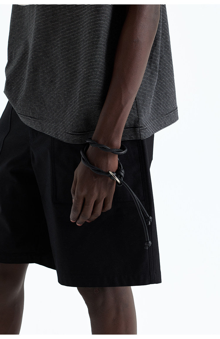 Sheep Leather Metal Buckle Belt