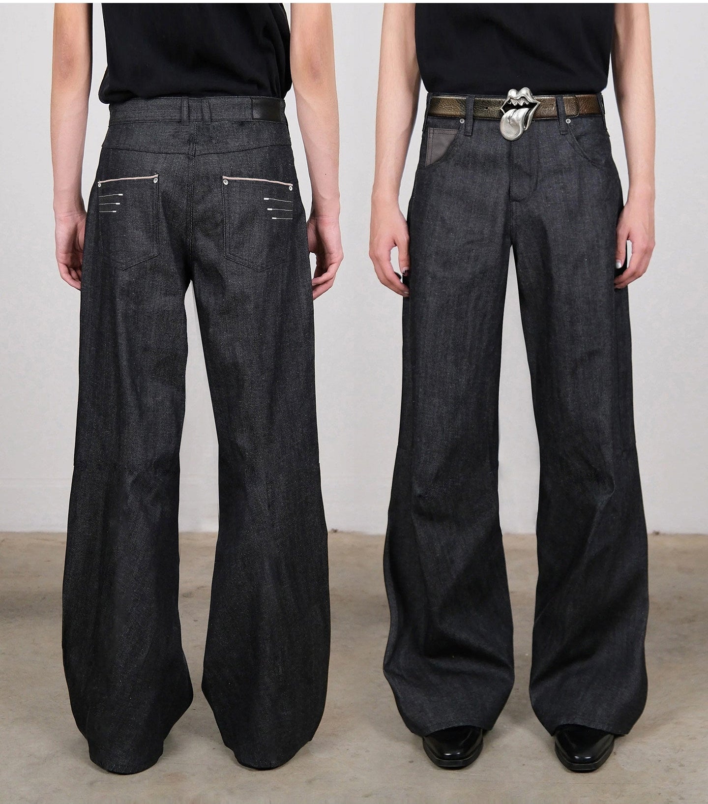 Embroidered Flare Pants