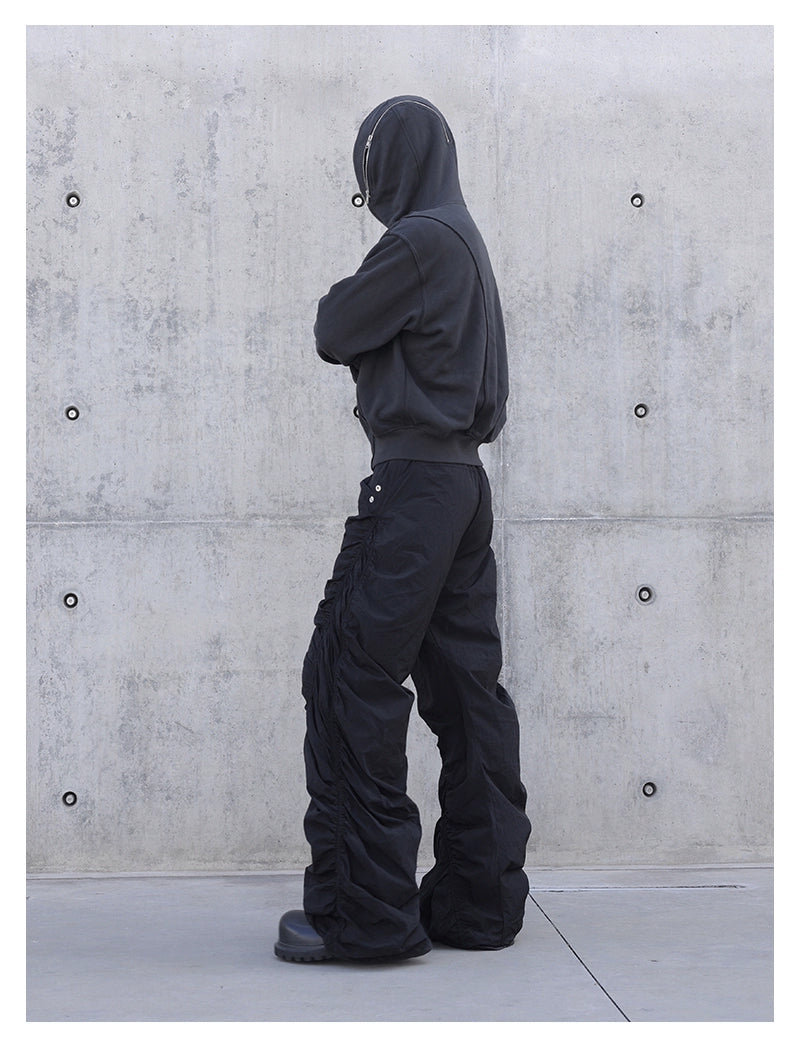 Zipper Masked Hoodie