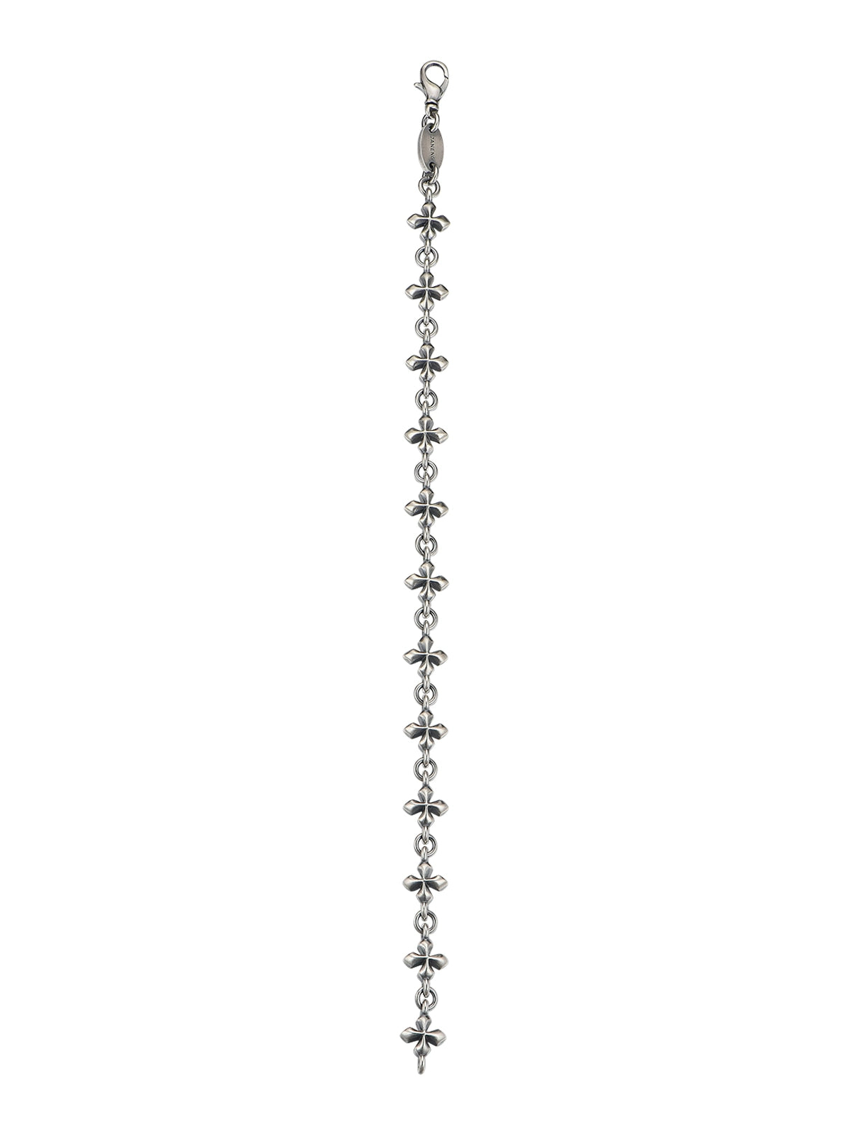 Silver cross bracelet