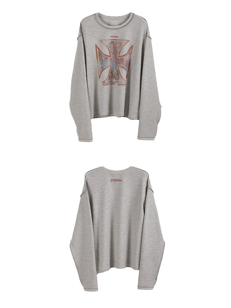 RapStar2000s waffle long sleeve T-shirts