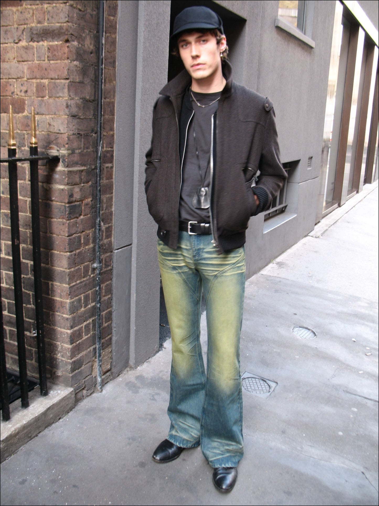 Distressed Dirty Wash Jeans