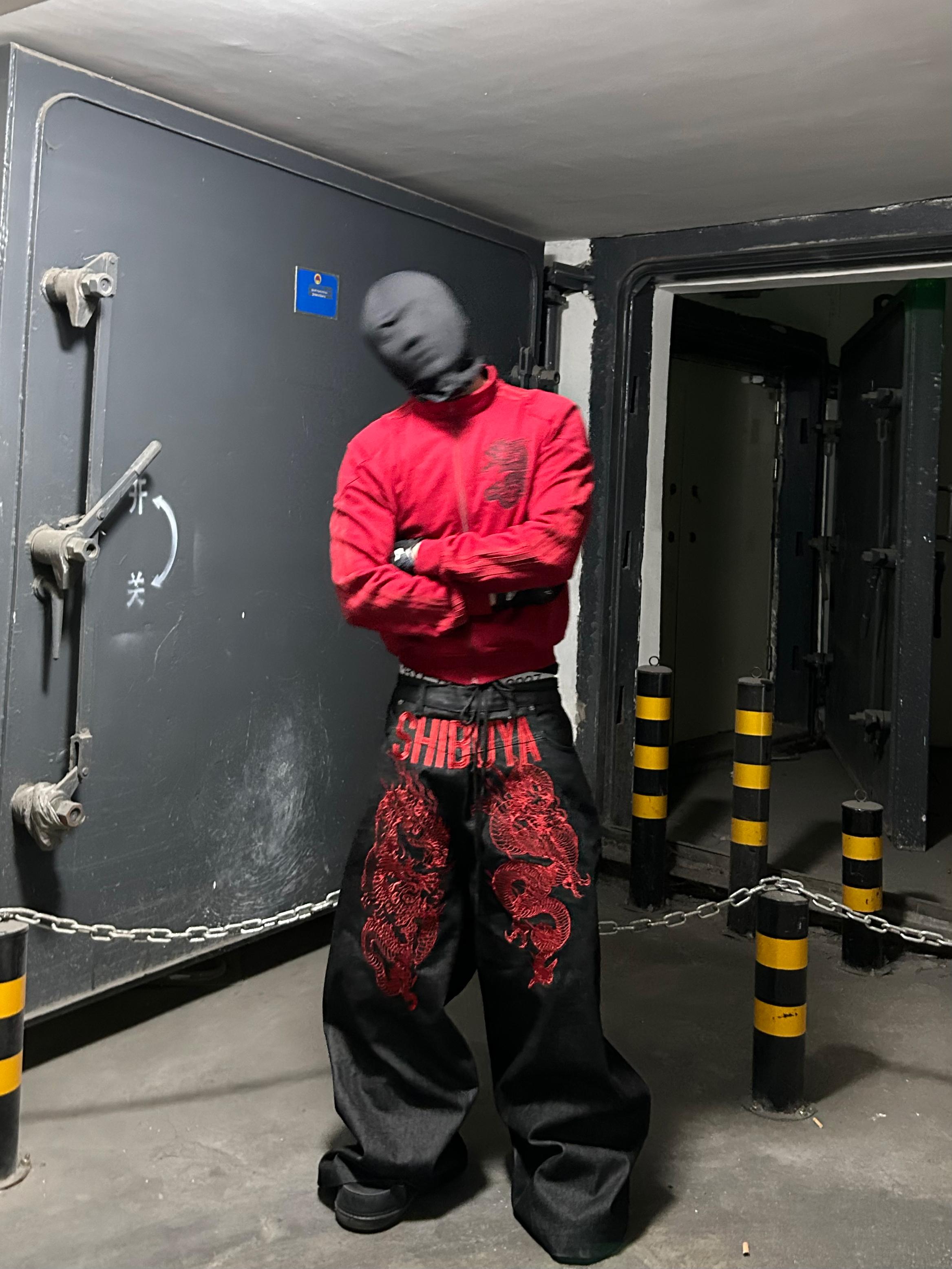 SHIBUYA HEAVY INDUSTRIES DRAGON EMBROIDERY REVERSIBLE JEANS – Verist