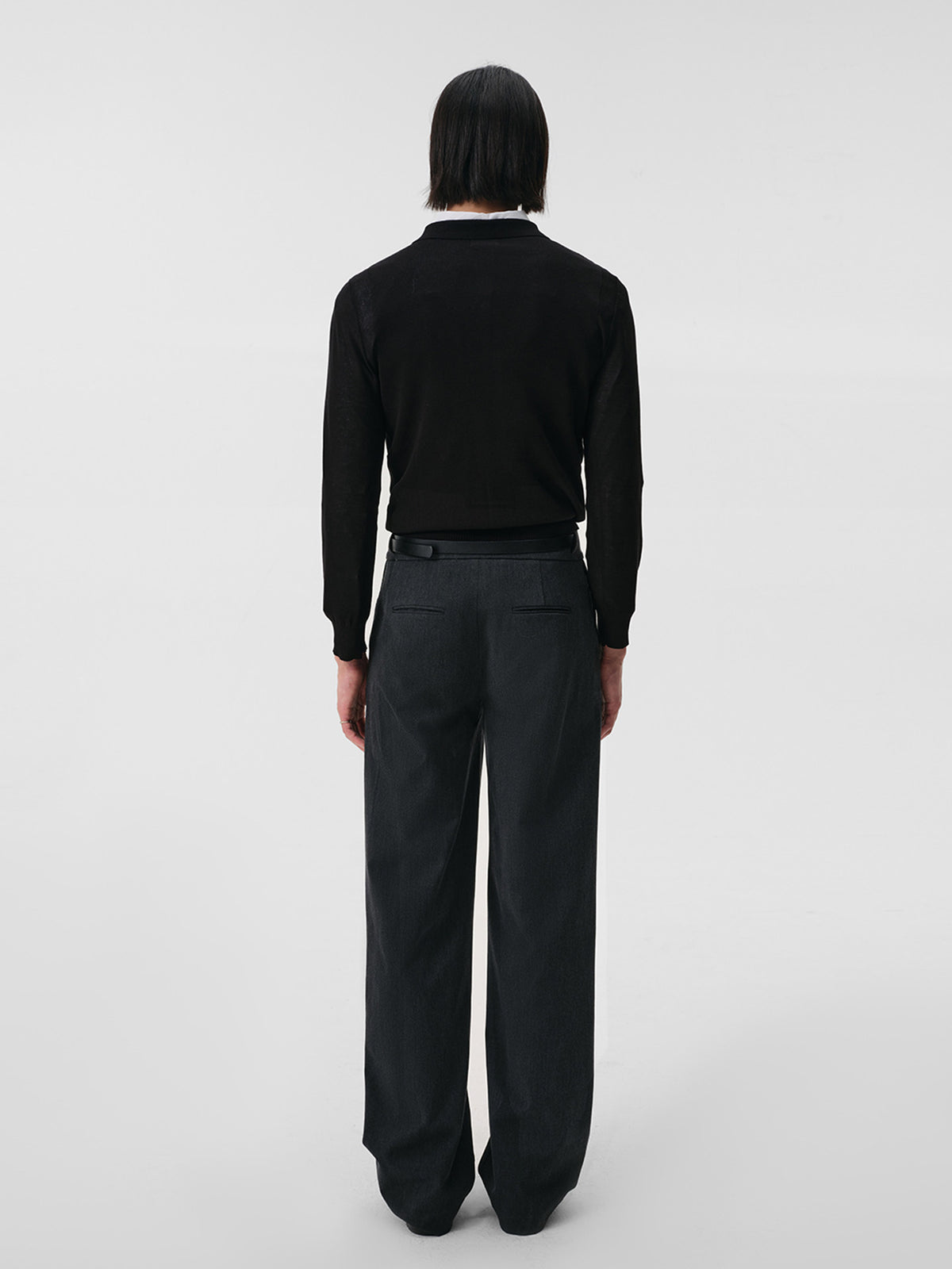 Tailored straight dress pants