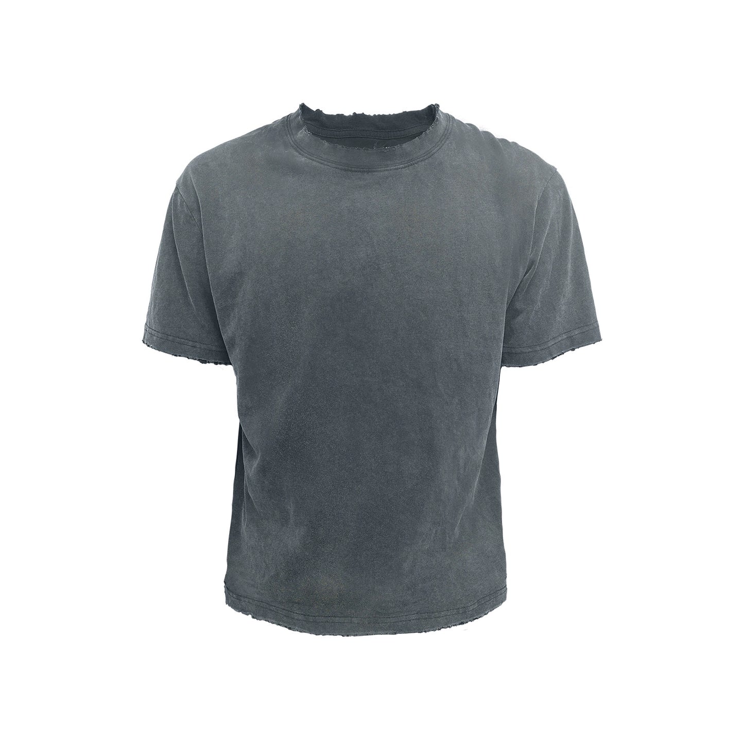 Washed destruction Short Sleeve T-shirt