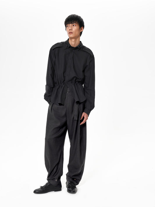'Taglio' Drape Trousers