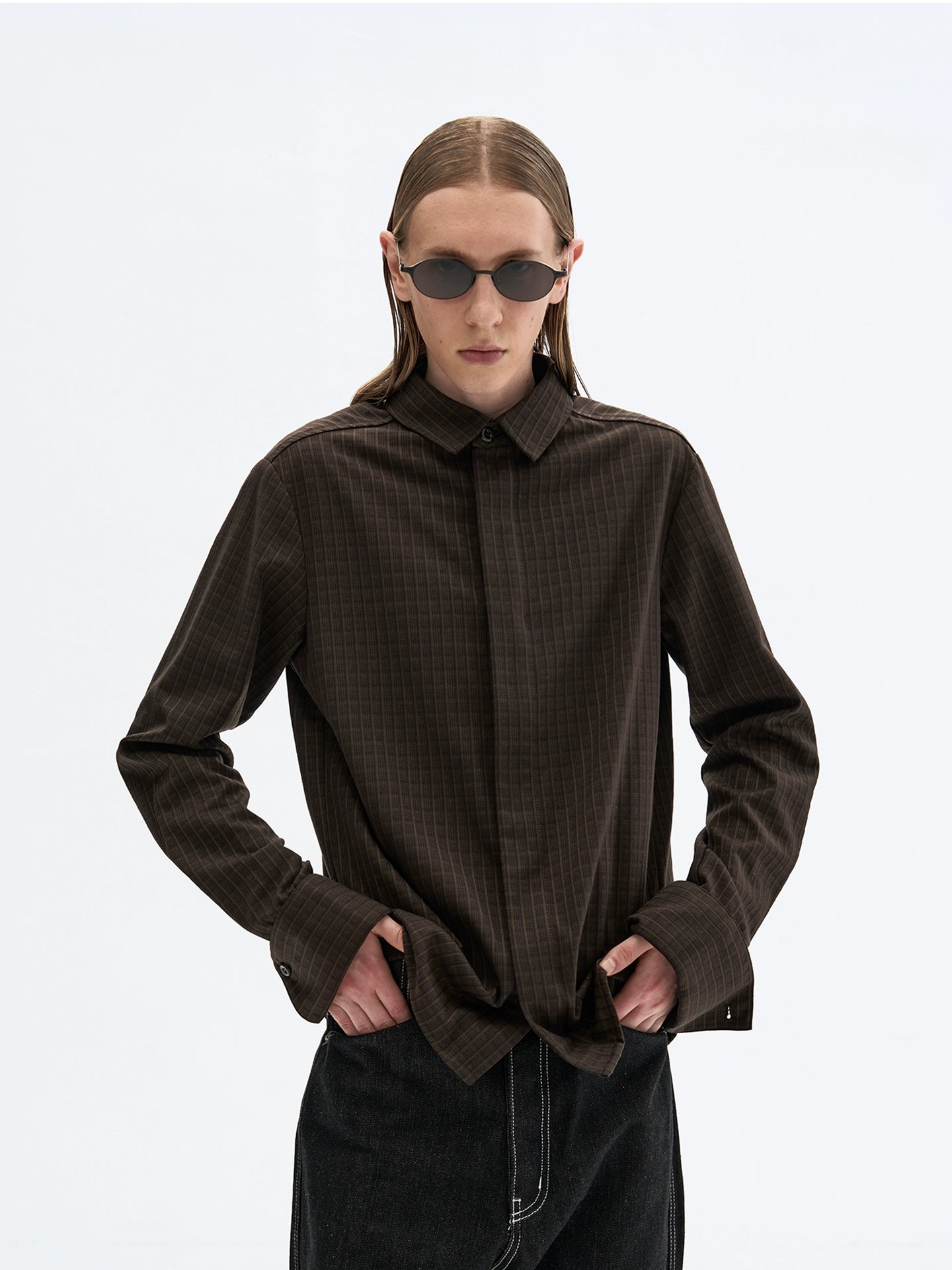 Full-Shoulder Long Sleeve Shirt