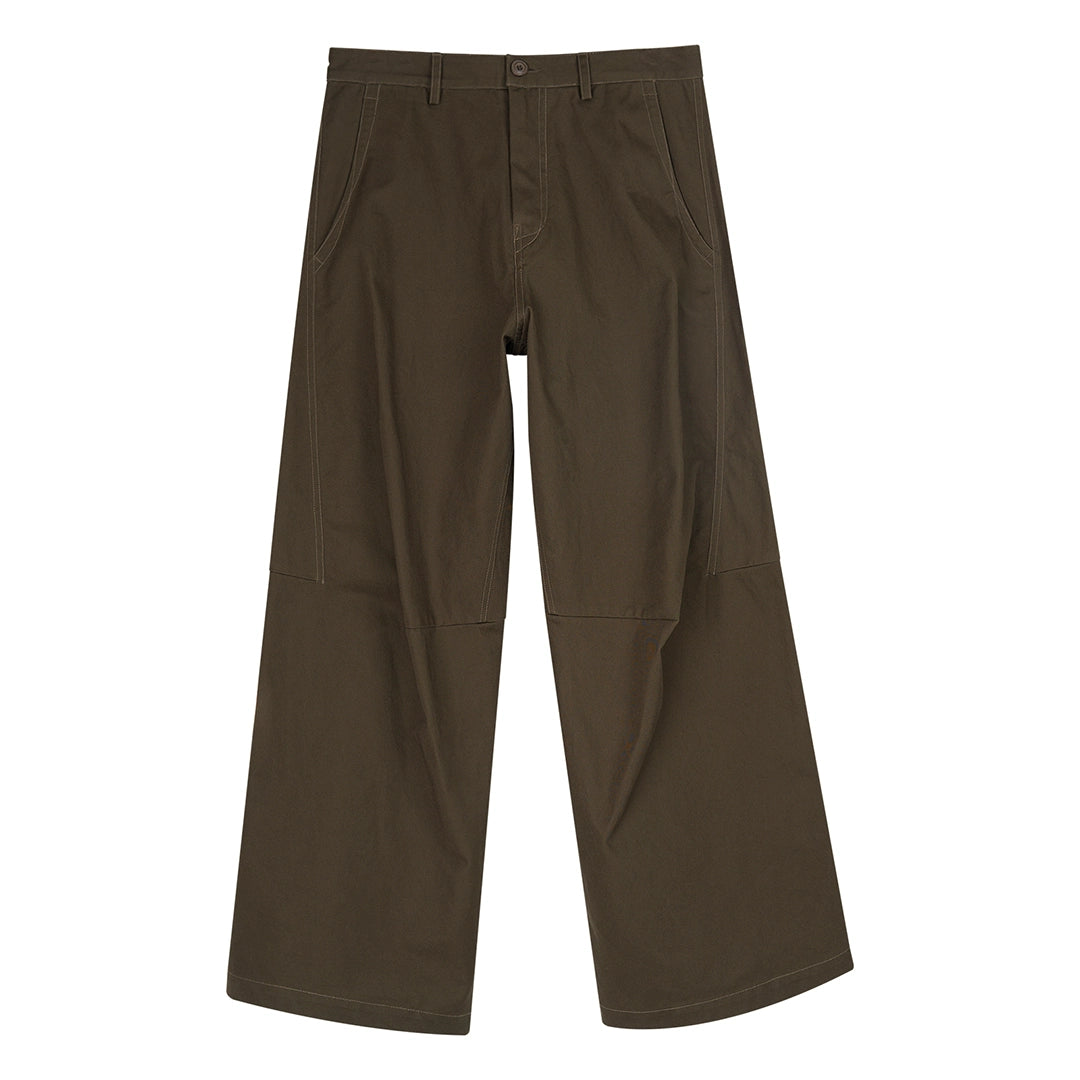 Straight-leg casual trousers