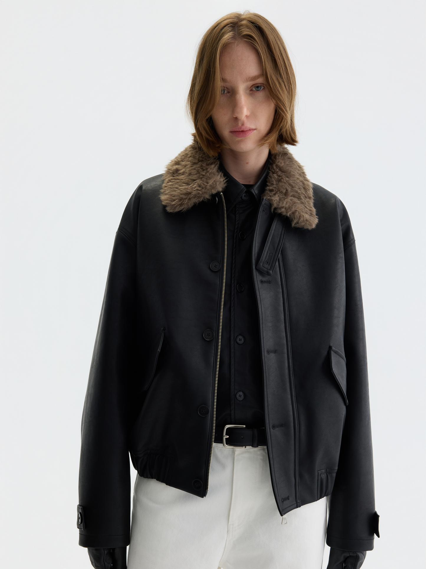 SHEARLING LEATHER JACKET