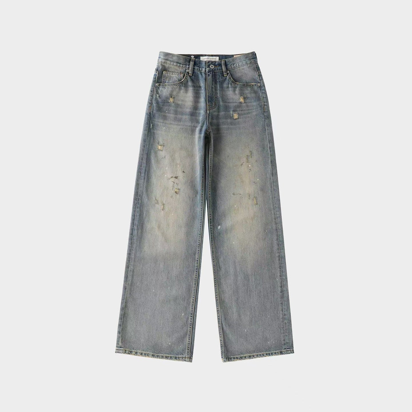 Burnt Ink Splash Jeans