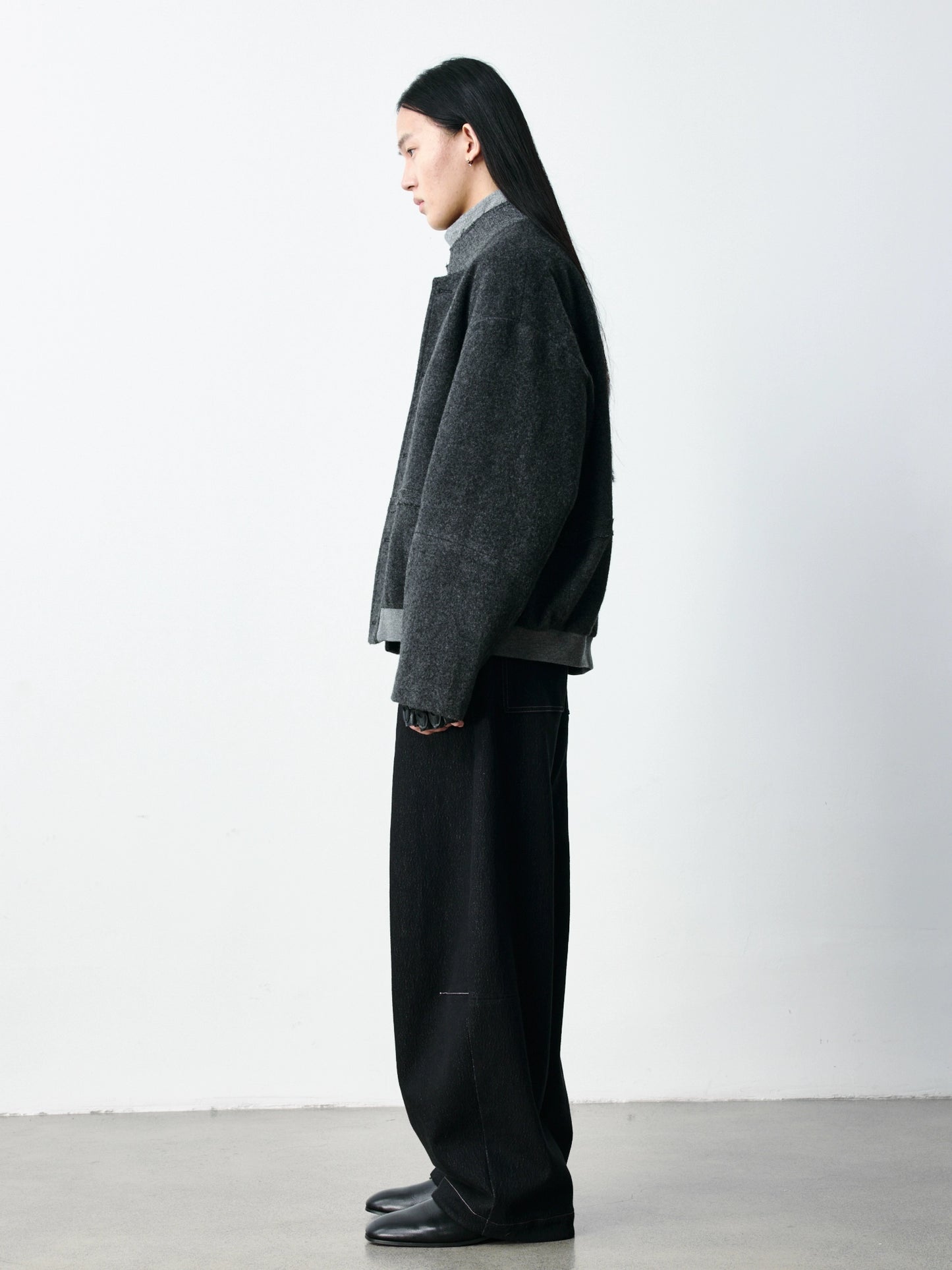 Fleece Color Blocked Jacket