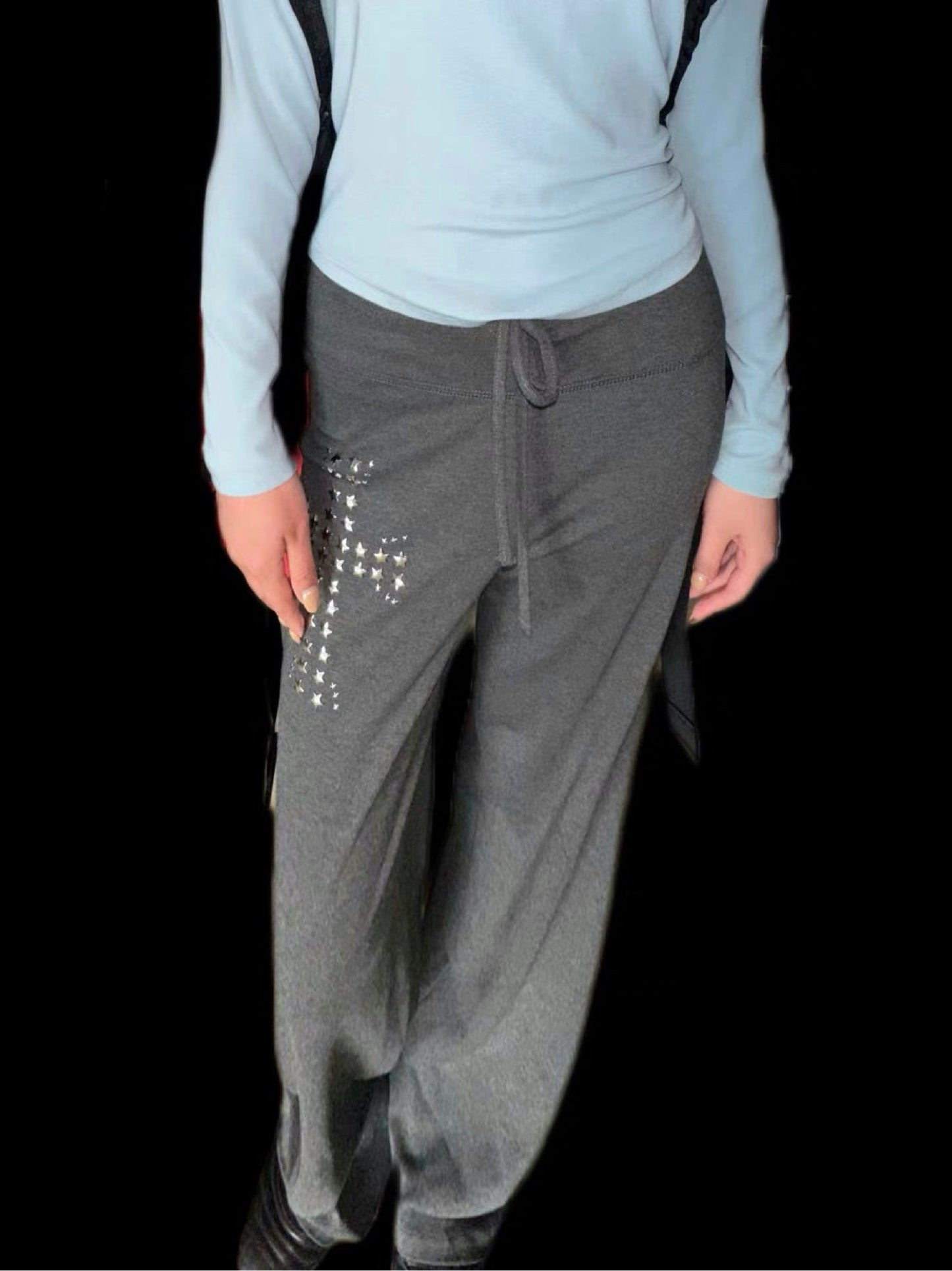 Pentagram High Stretch Wide-leg Trousers