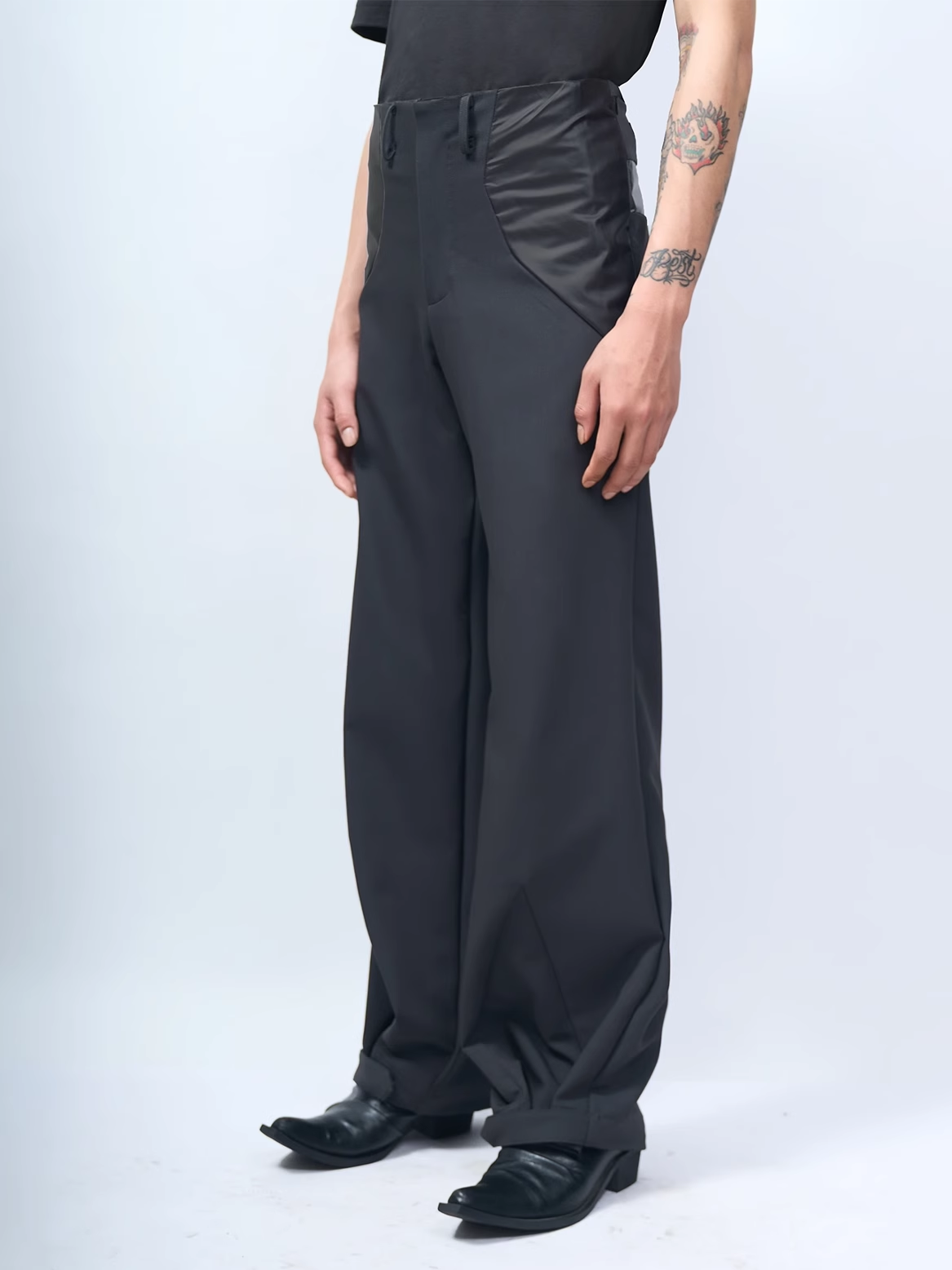 Panelled Drape Trouser