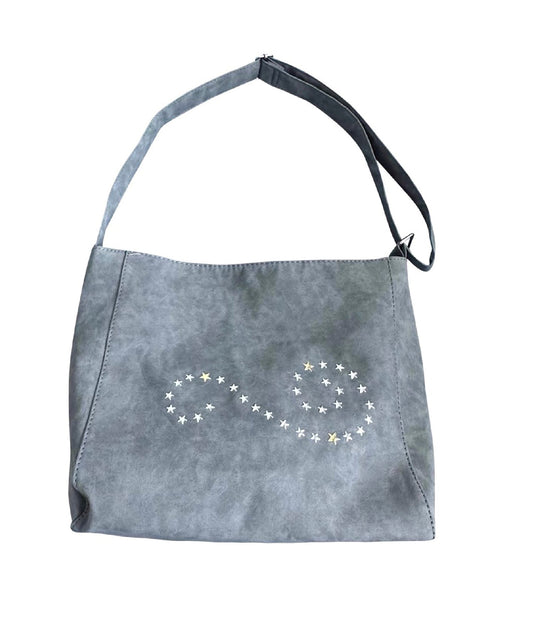 TheNewYouthPark* pentagram imported hot diamond * suede crossbody bag