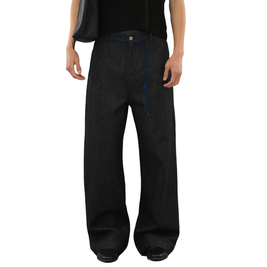 Straight cow trousers