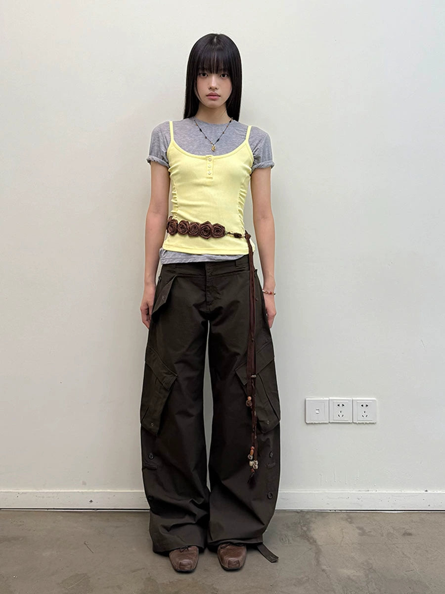 Camisole Pleated Vest