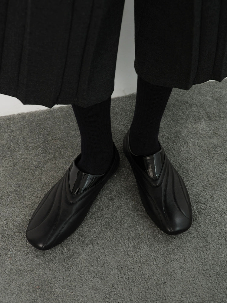 Racing Streamline Leather Shoes