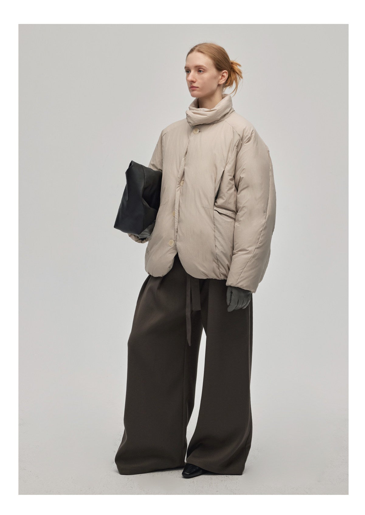 Heavy White Duck Down Jacket