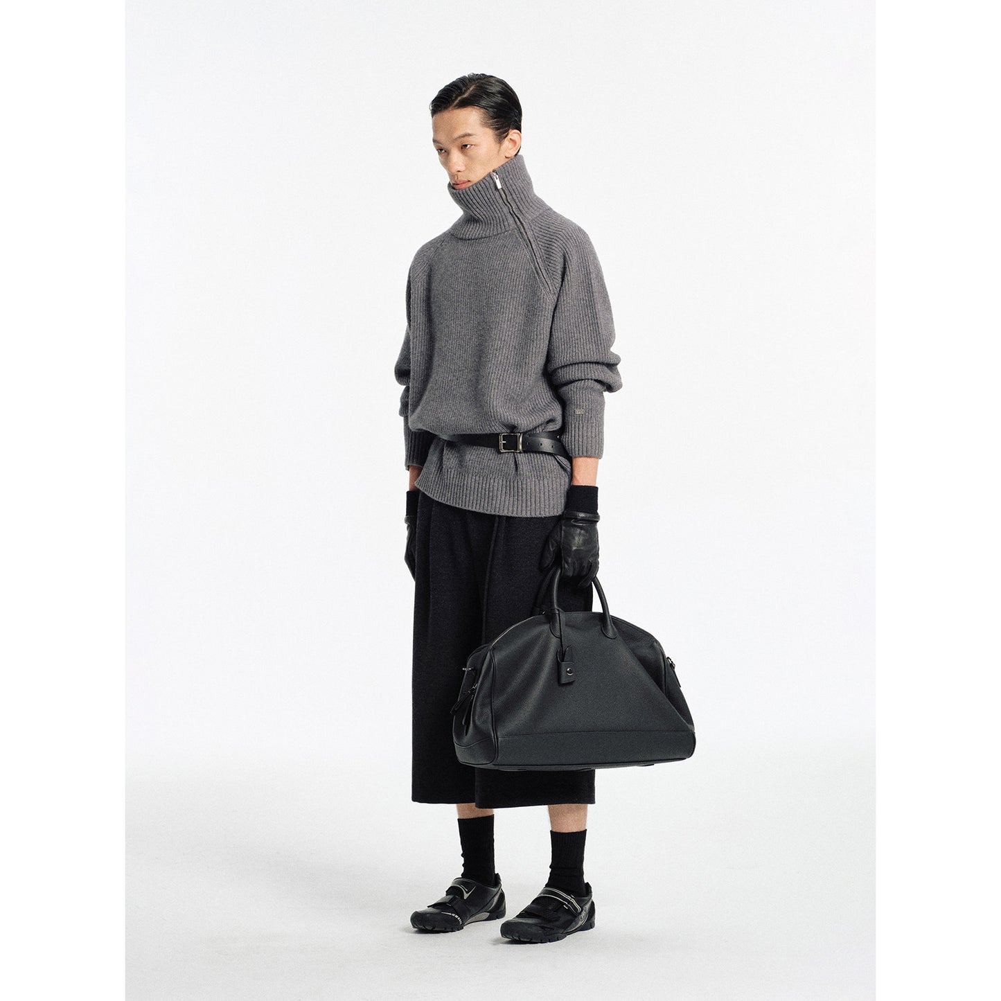 Zip Turtleneck Sweater