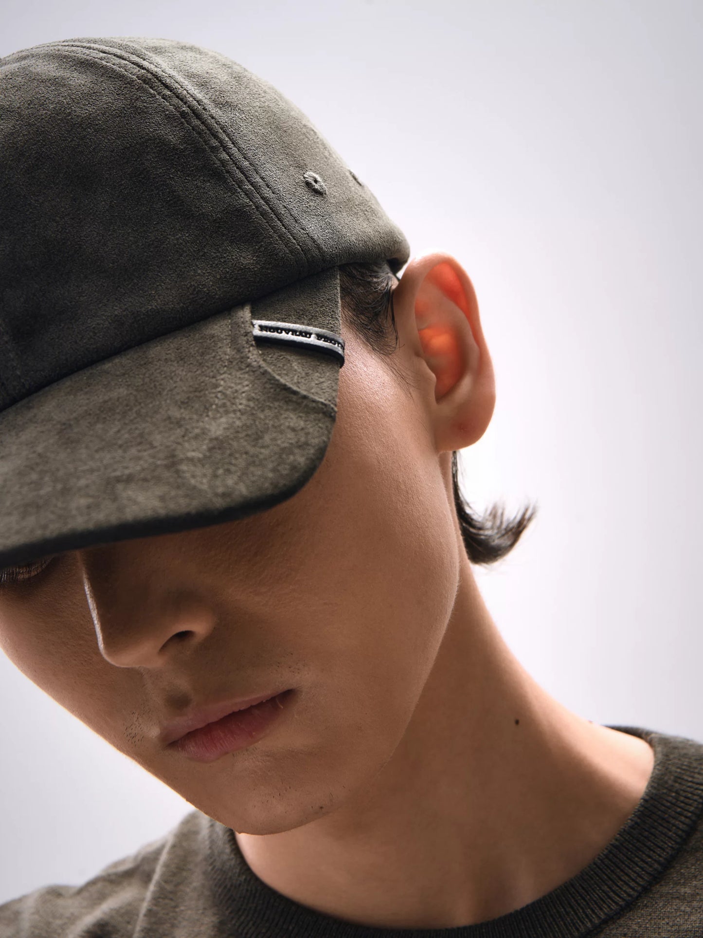 Suede Plush Duckbill Cap