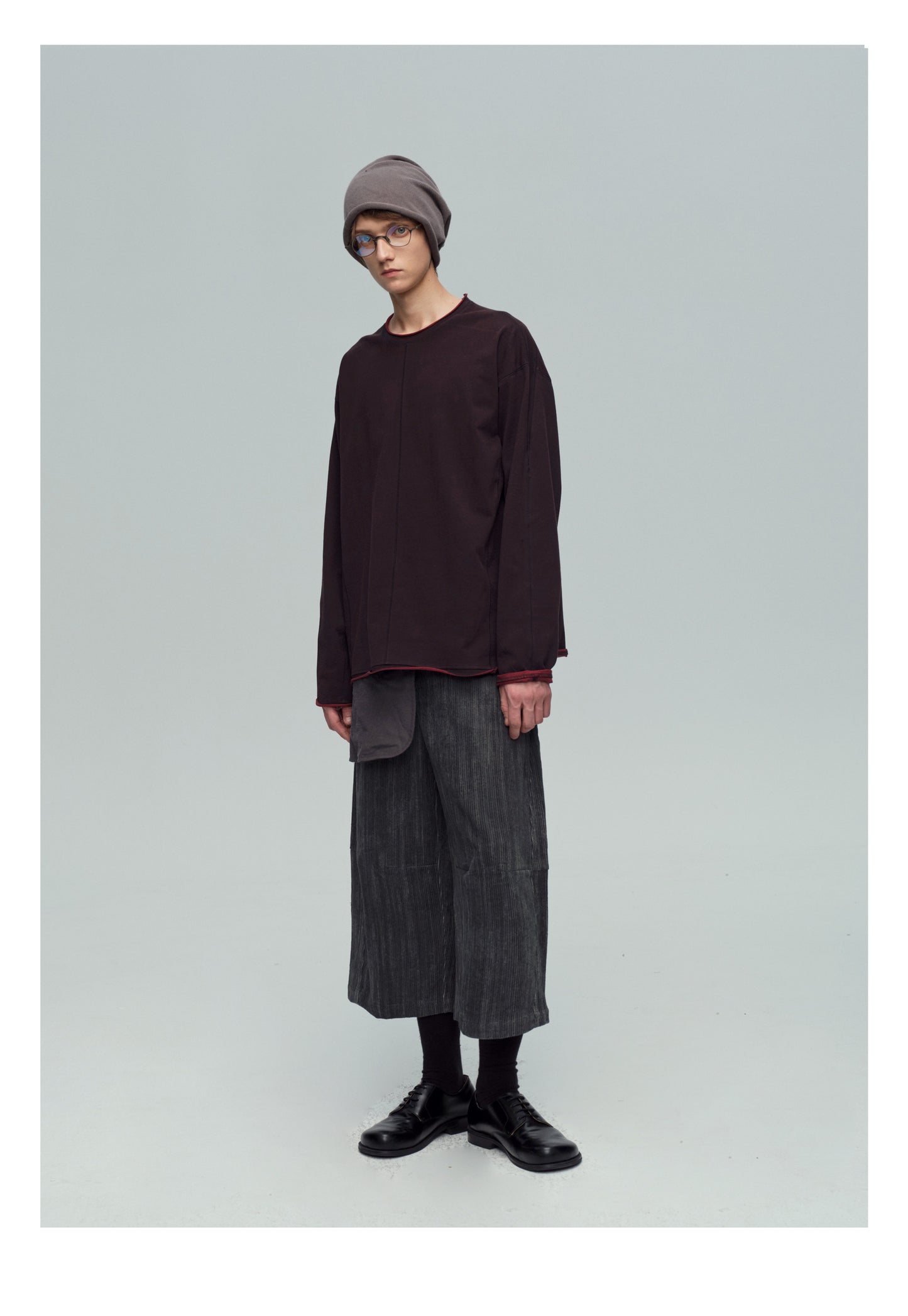 Two-tone long sleeve T-shirt