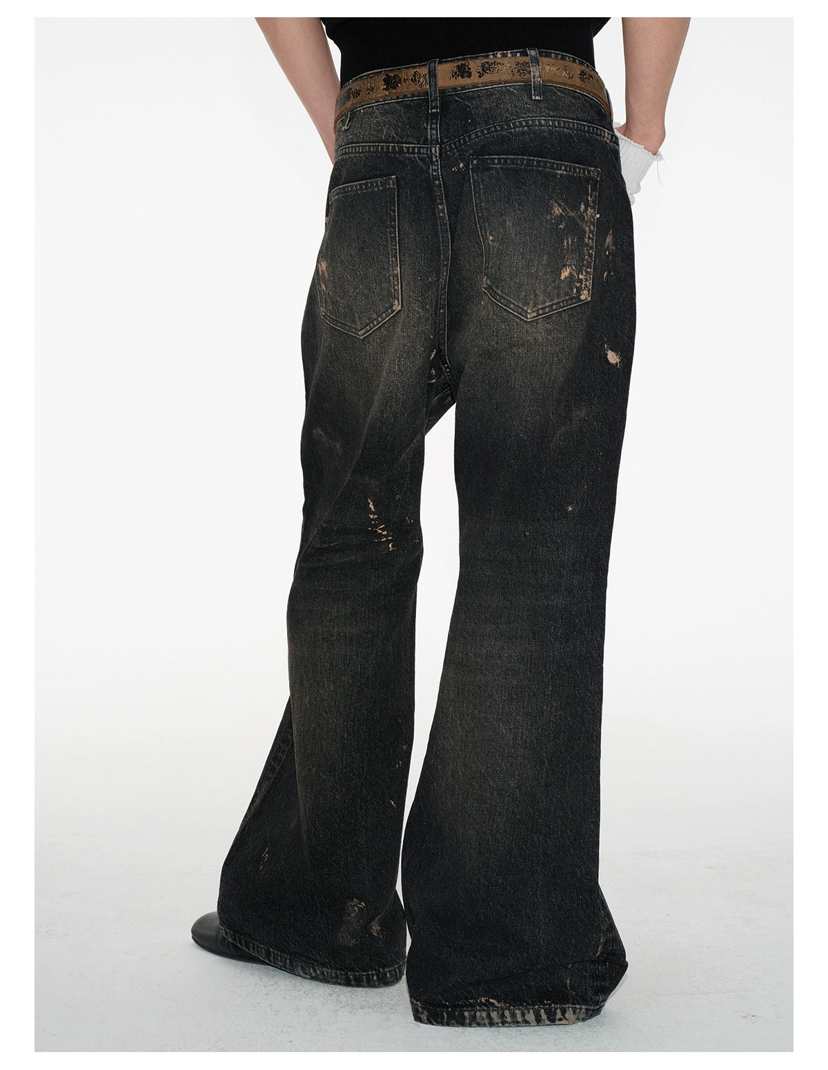 Rub Dirty washed Jeans 14OZ