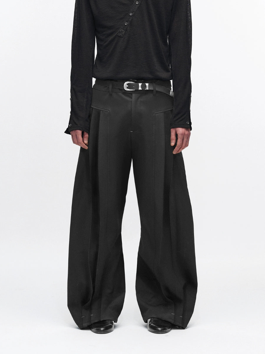 "Reverie" curved handmade holiday trousers