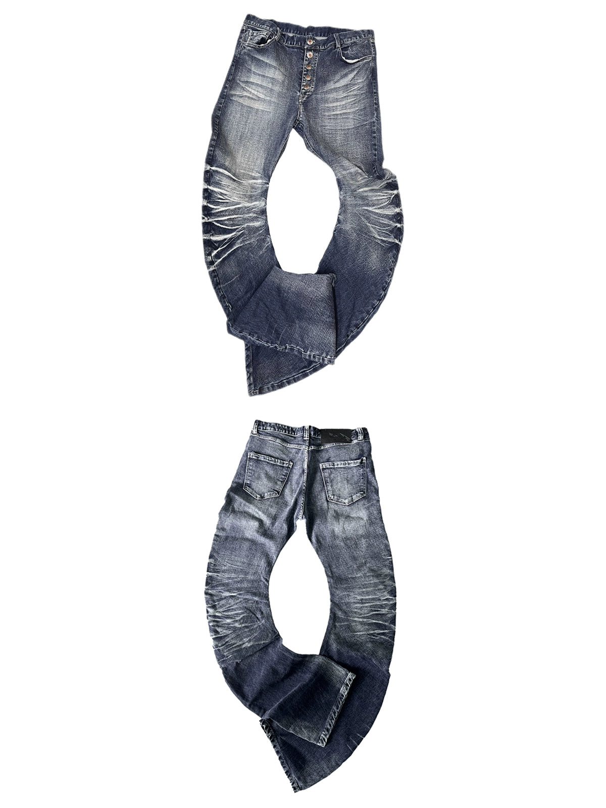 ice blue washed jeans