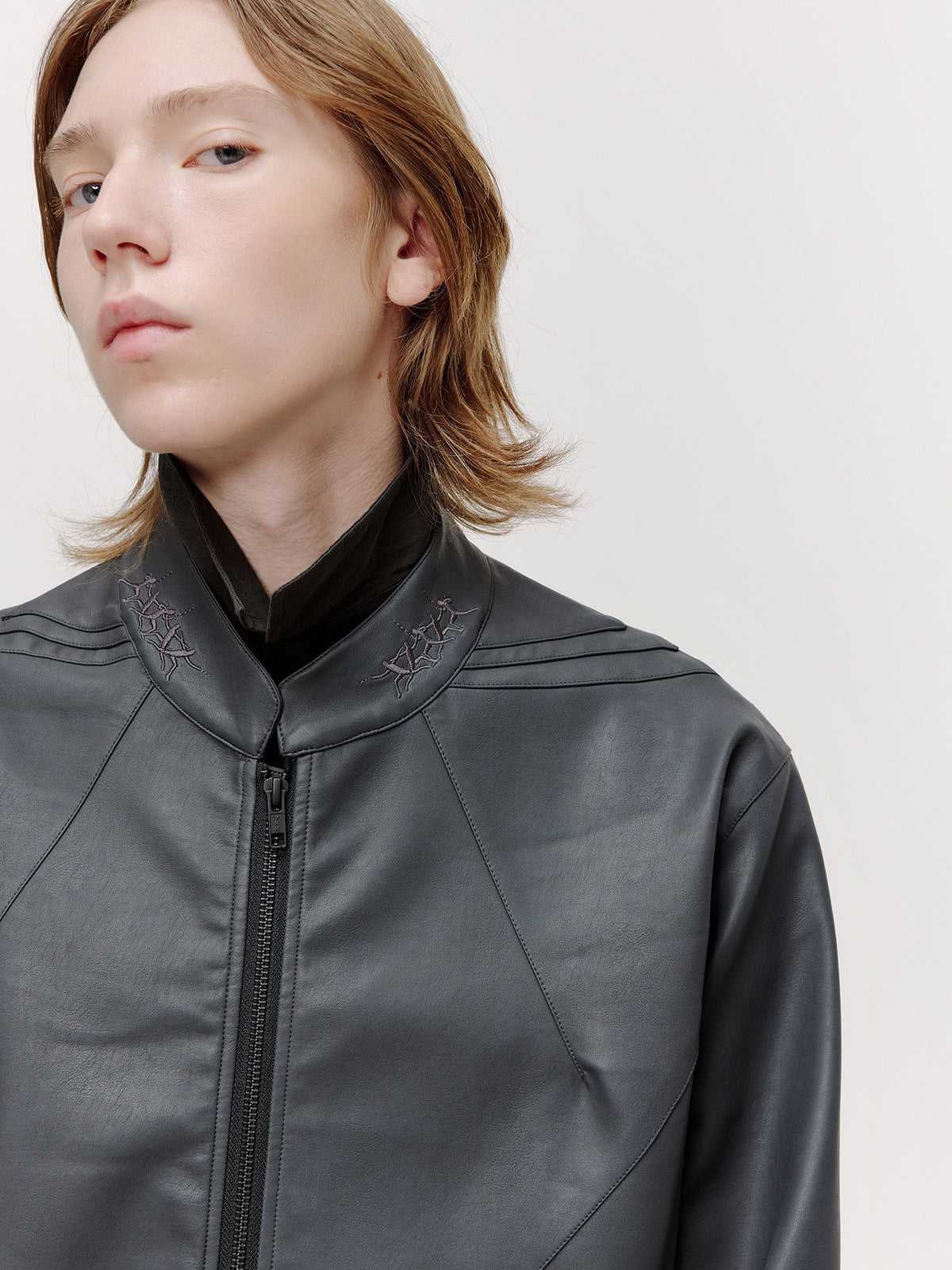 Armor leather jacket