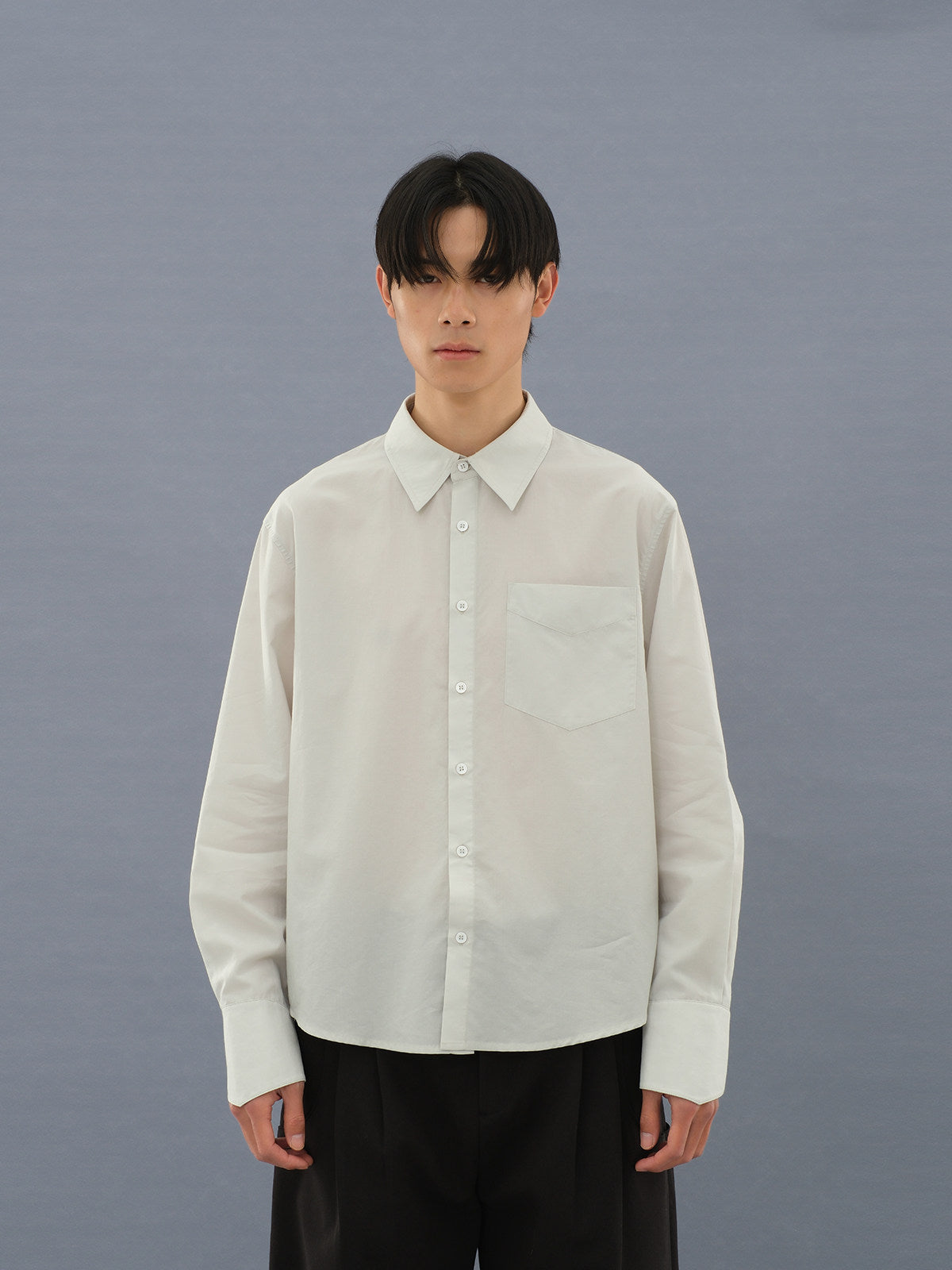 Tencel long sleeve shirt