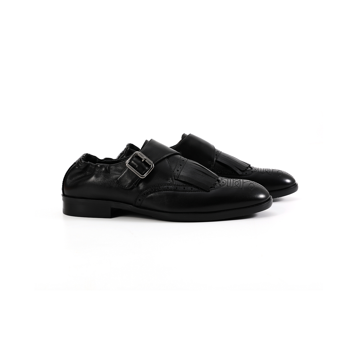 Calfskin Embroidered Leather Shoes