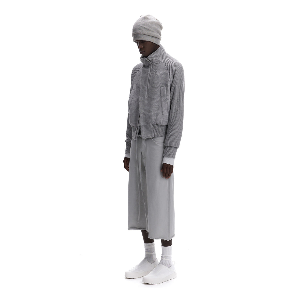 Faux Wool Cardigan Jacket