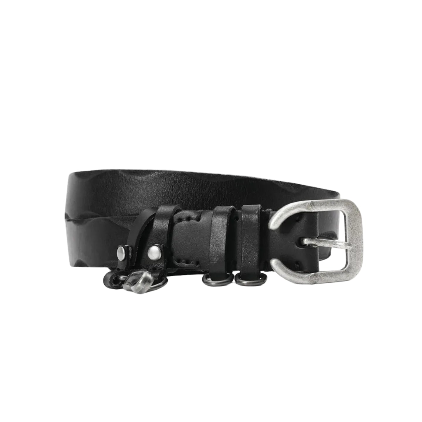 Multi-ring plant kneaded leather belt