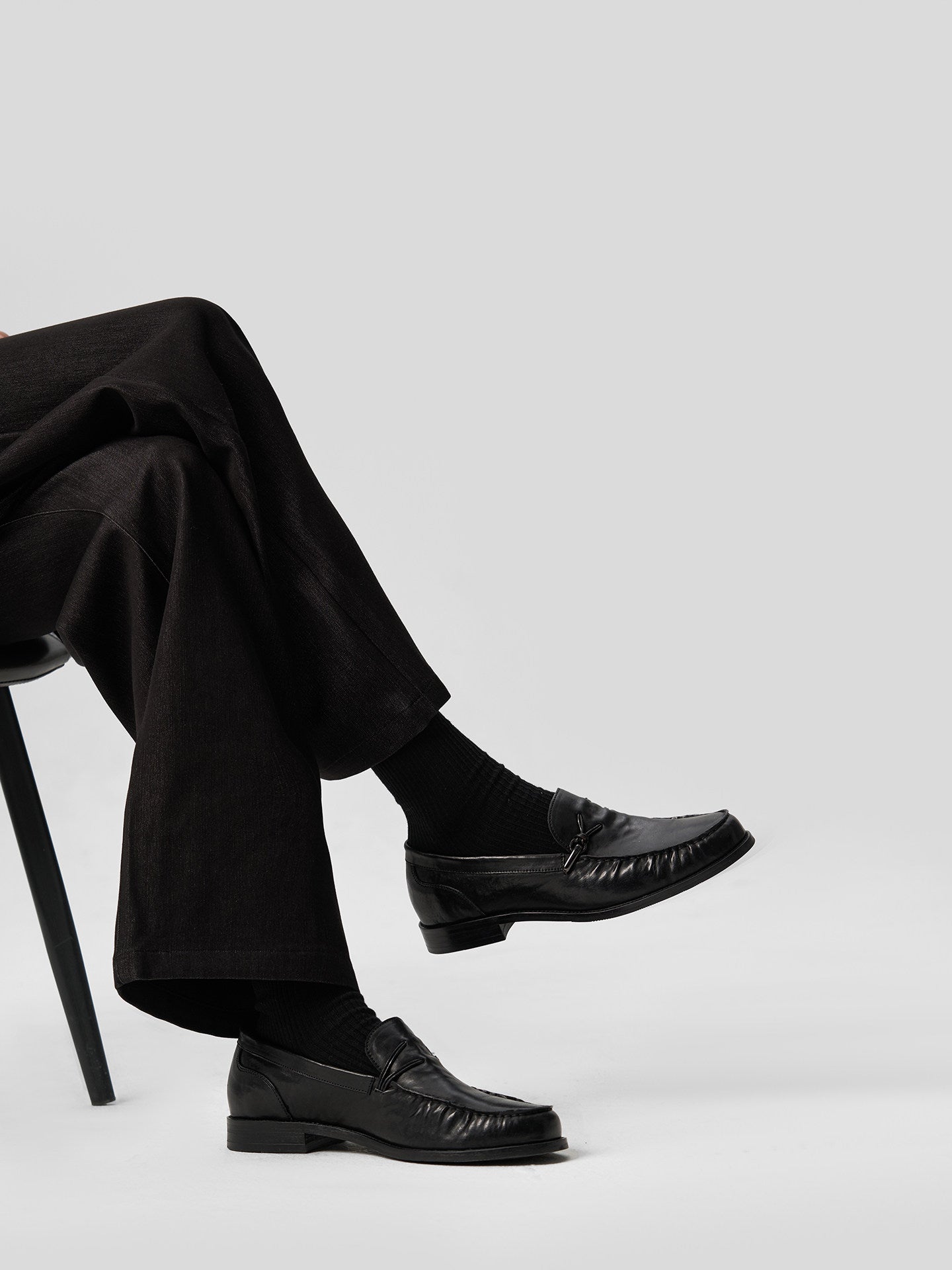 Wax Washed Horseskin Loafers