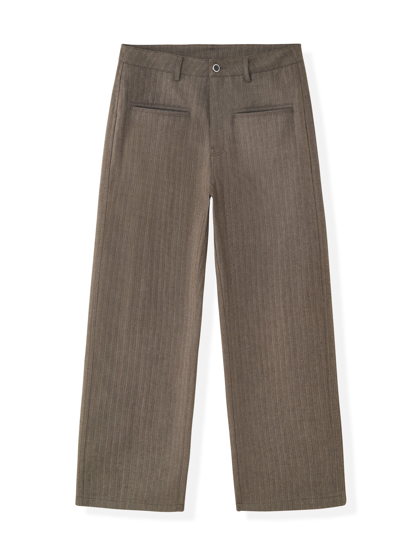 linen blend herringbone pants