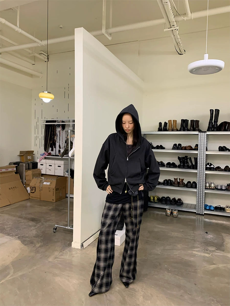 Flip Side Check Trousers