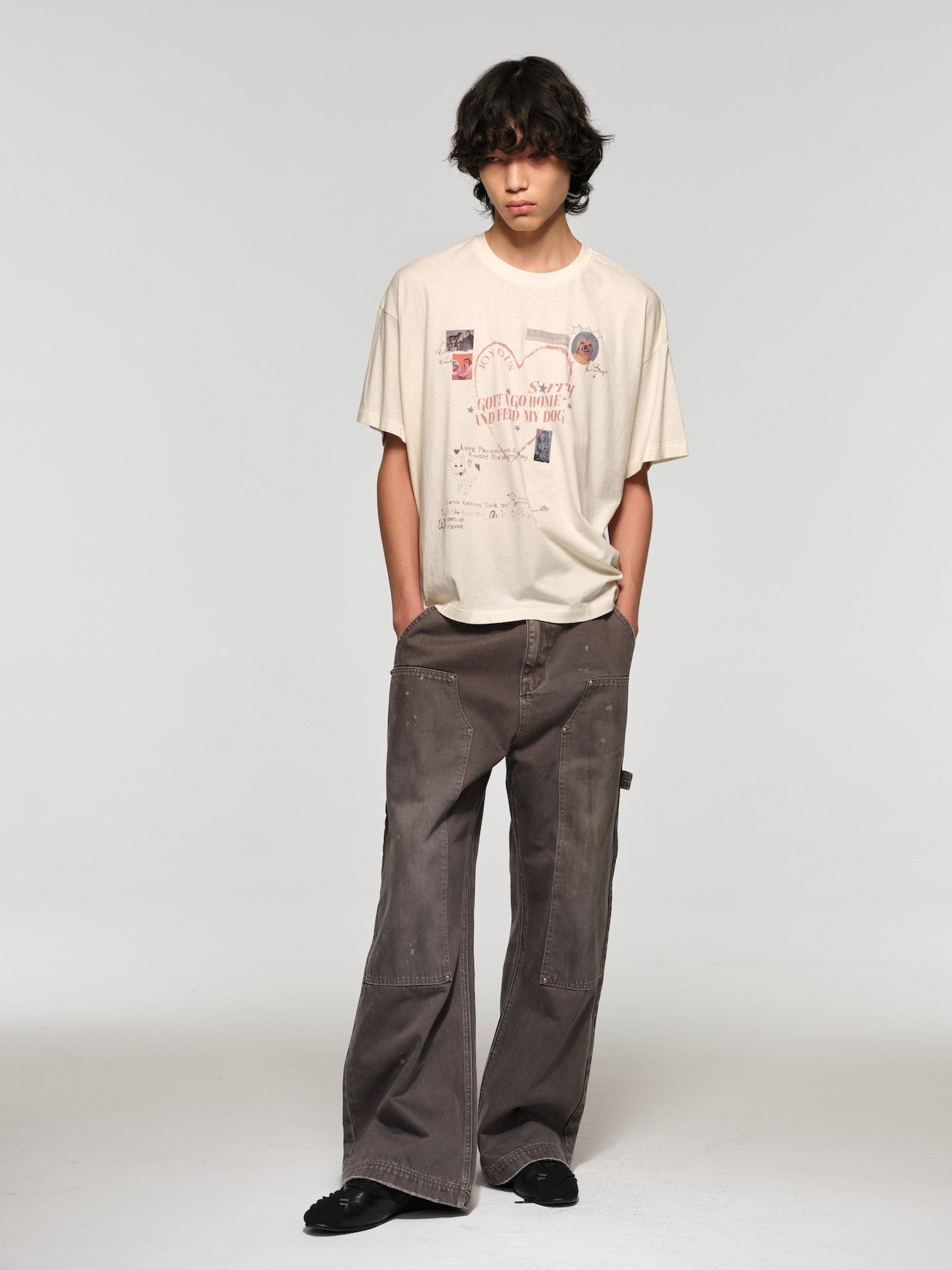 WALK MY DOG* Vintage distressed short sleeve t-shirt