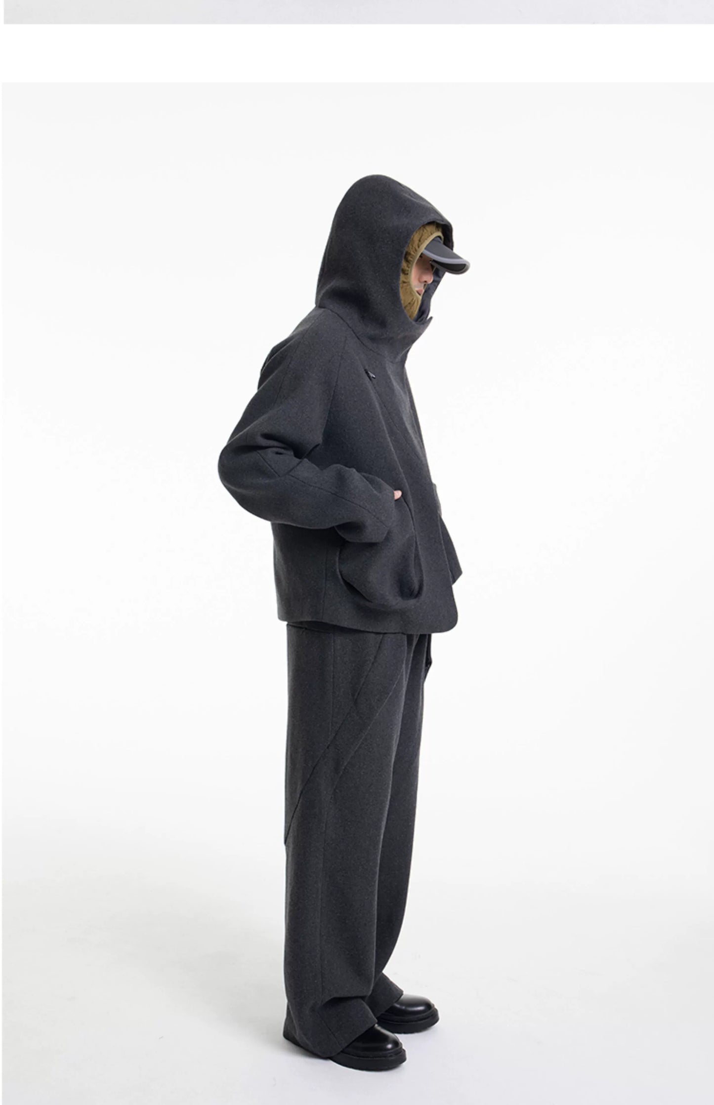 AWeBreak Cut Wool Trousers
