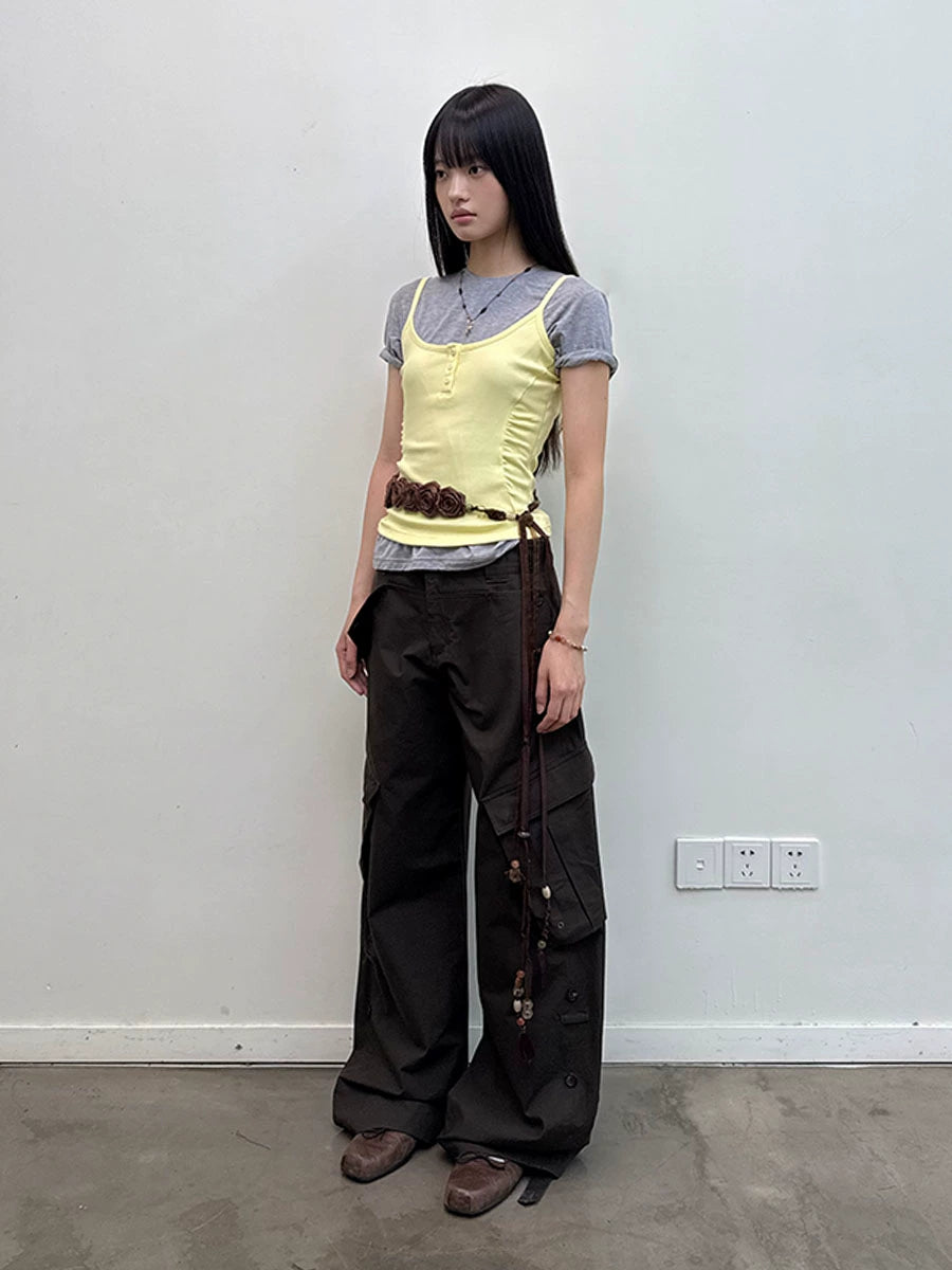 Camisole Pleated Vest