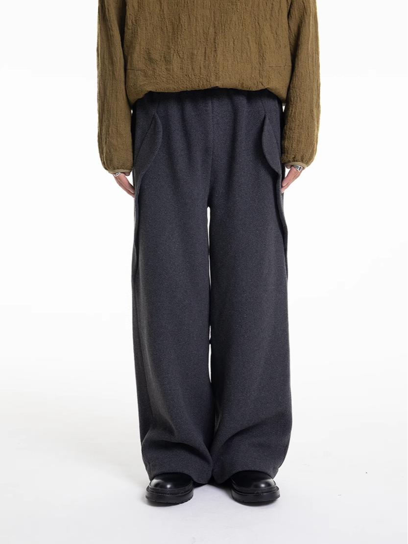 AWeBreak Cut Wool Trousers