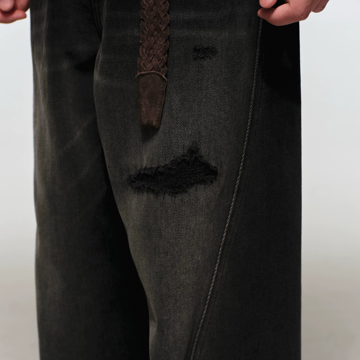 Twisted  Black Vintage Jeans